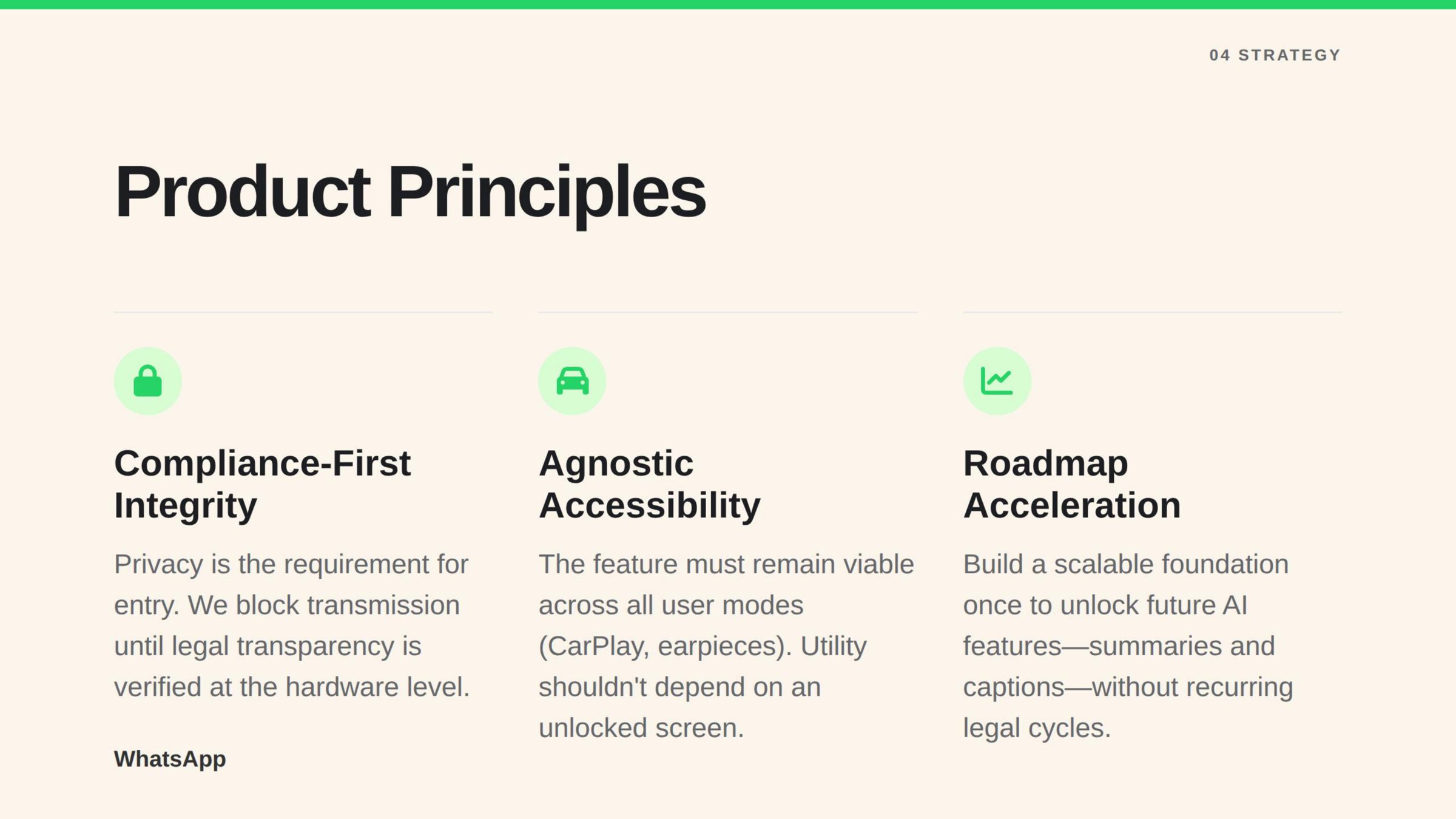 WhatsApp AI consent framework for calls, page 4.