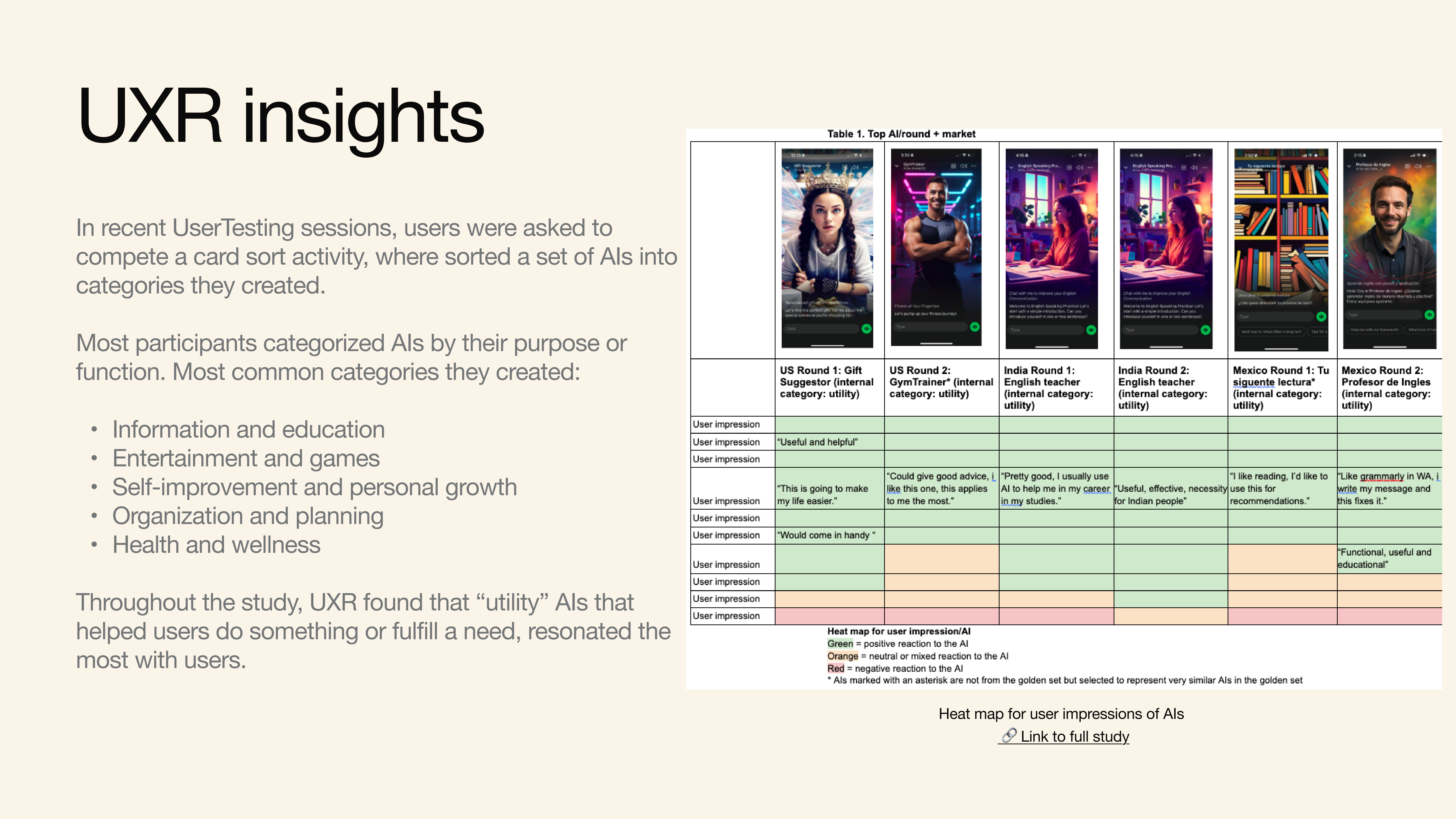 Situation slide: opportunity for explicit interest signals.