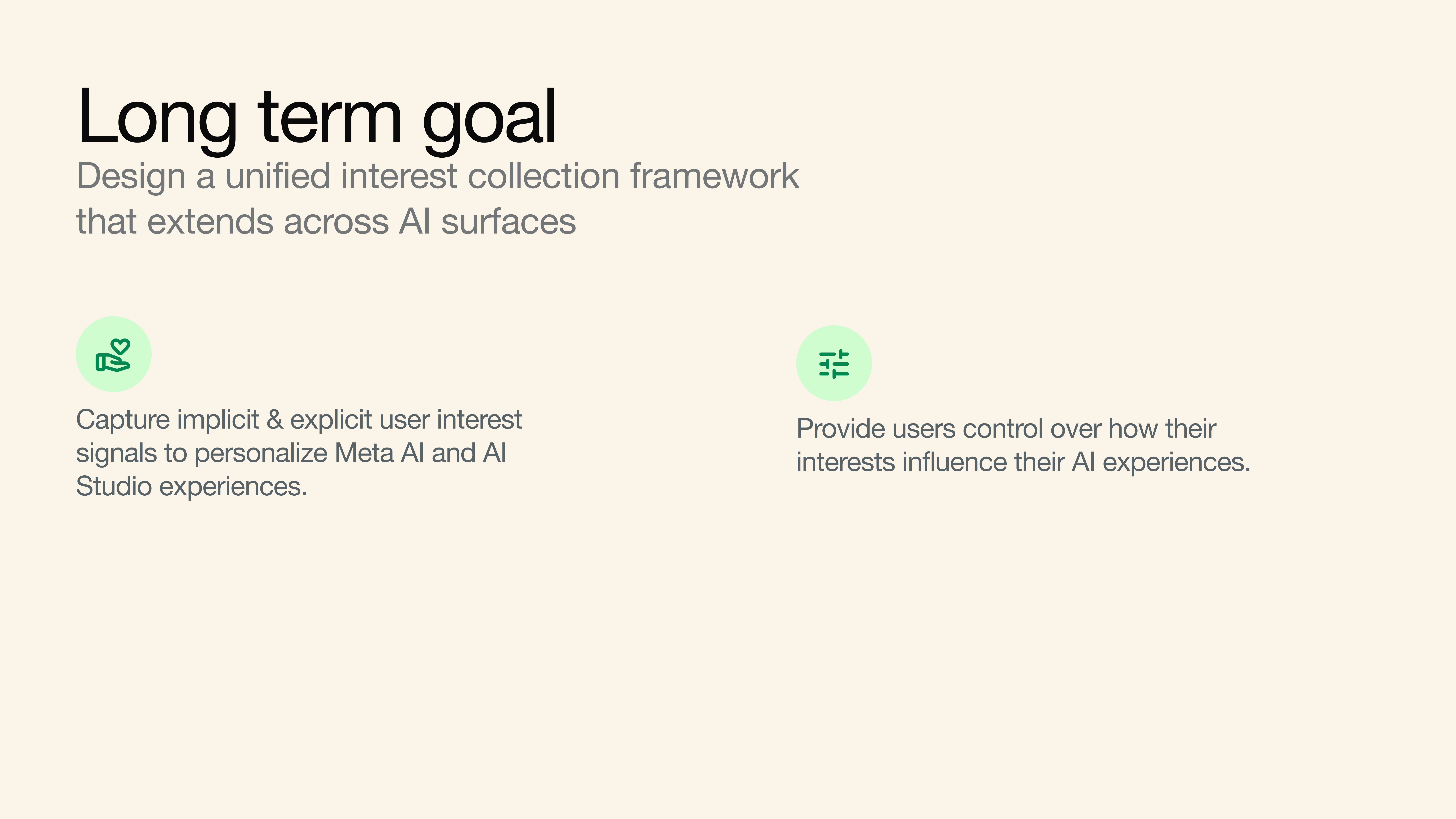Scalable framework: strategy slide one.