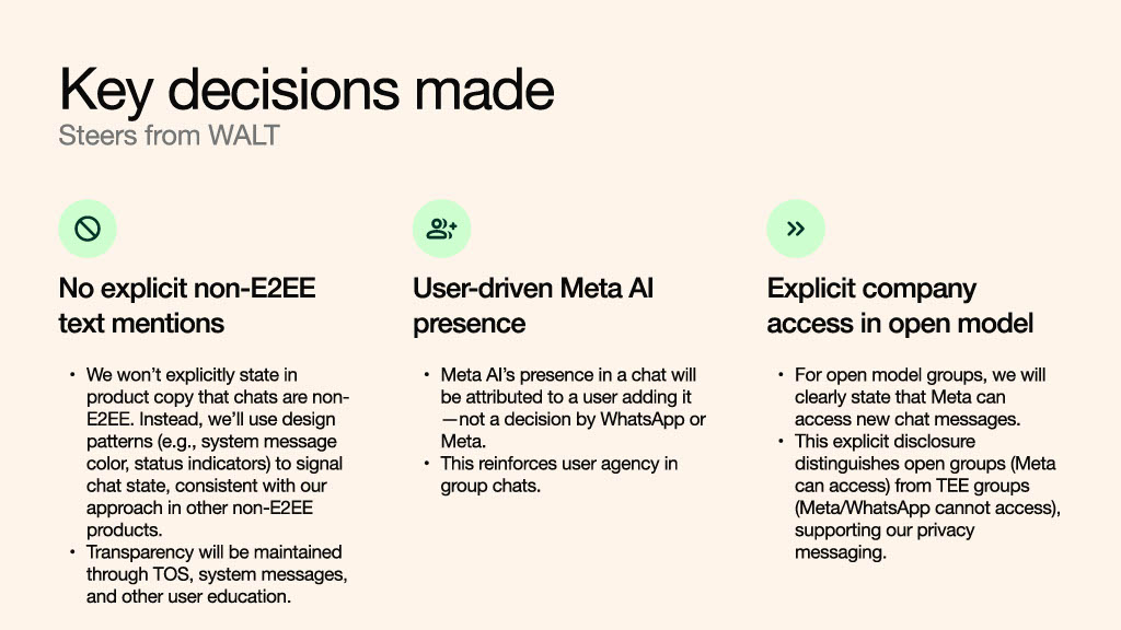 Context deck slide three: disclosures and transparency background.