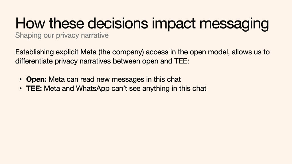 Context deck slide four: disclosures and transparency background.